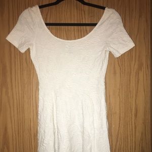 Off shoulder white dress